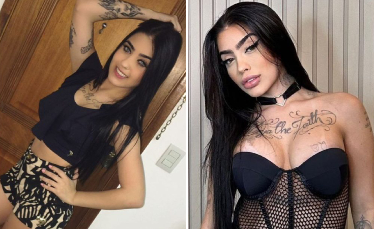 Antes e depois da MC Mirella